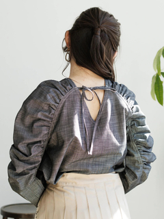 LADYMADE(レディメイド) |ギャザーショルダーデニムブラウス