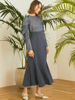 LADYMADE(レディメイド) |ギャザーショルダーデニムブラウス