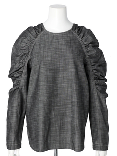 LADYMADE(レディメイド) |ギャザーショルダーデニムブラウス