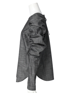 LADYMADE(レディメイド) |ギャザーショルダーデニムブラウス