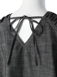 LADYMADE(レディメイド) |ギャザーショルダーデニムブラウス