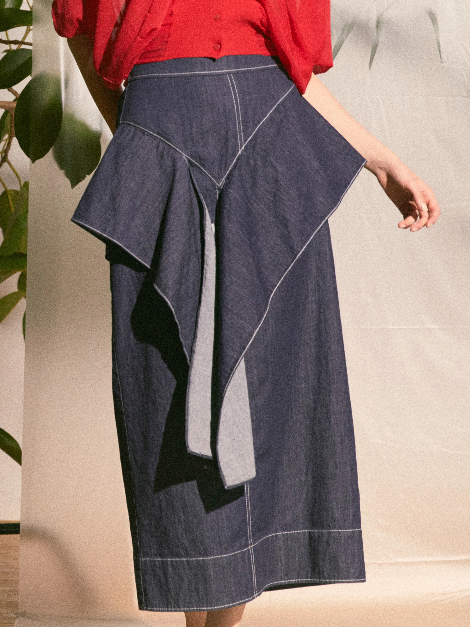 専用　タイトスカート カットワークフラワーレース刺繍タイトスカート