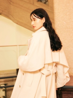 LADYMADE(レディメイド) |フリルヨークウールコート