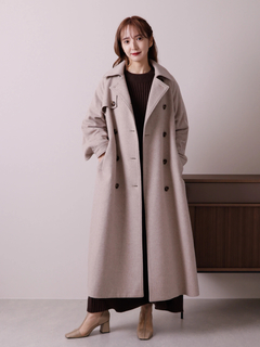 LADYMADE(レディメイド) |フリルヨークウールコート