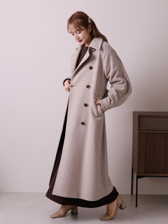 LADYMADE(レディメイド) |フリルヨークウールコート