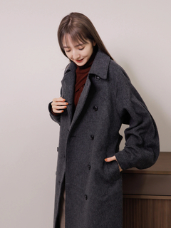 LADYMADE(レディメイド) |フリルヨークウールコート