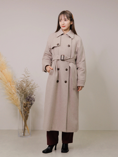 LADYMADE(レディメイド) |フリルヨークウールコート