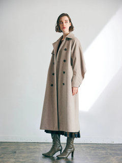LADYMADE(レディメイド) |フリルヨークウールコート