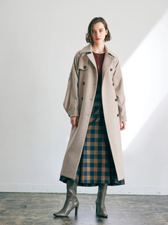 LADYMADE(レディメイド) |フリルヨークウールコート