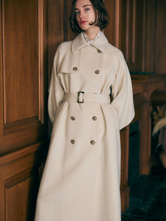 LADYMADE(レディメイド) |フリルヨークウールコート