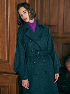 LADYMADE(レディメイド) |フリルヨークウールコート