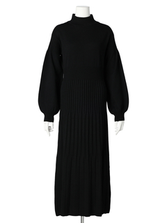 LADYMADE(レディメイド) |シャツベストレイヤードプリーツニットワンピース