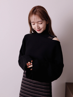 LADYMADE(レディメイド) |ショートニットレイヤードワンピース