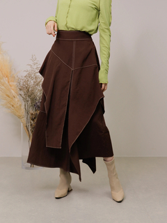 LADYMADE(レディメイド) |アシメレイヤード3Dスカート