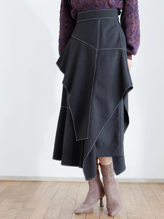 LADYMADE(レディメイド) |アシメレイヤード3Dスカート