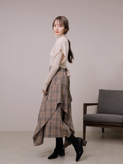 LADYMADE(レディメイド) |アシメレイヤード3Dスカート