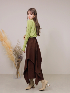 LADYMADE(レディメイド) |アシメレイヤード3Dスカート