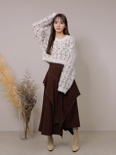 LADYMADE(レディメイド) |アシメレイヤード3Dスカート