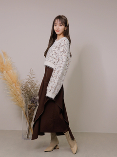 LADYMADE(レディメイド) |アシメレイヤード3Dスカート