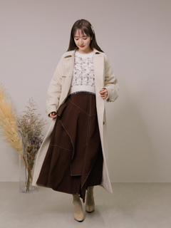 LADYMADE(レディメイド) |アシメレイヤード3Dスカート