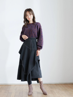 LADYMADE(レディメイド) |アシメレイヤード3Dスカート