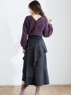 LADYMADE(レディメイド) |アシメレイヤード3Dスカート