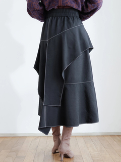 LADYMADE(レディメイド) |アシメレイヤード3Dスカート