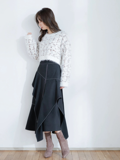 LADYMADE(レディメイド) |アシメレイヤード3Dスカート