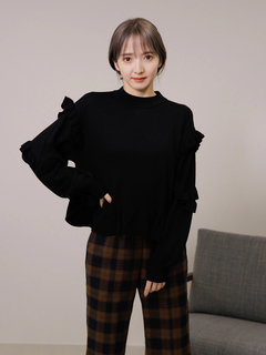 LADYMADE(レディメイド) |フリルヘムニットプルオーバー