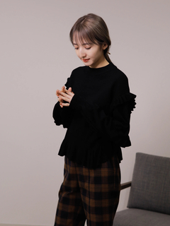 LADYMADE(レディメイド) |フリルヘムニットプルオーバー
