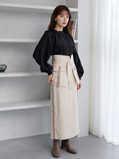 LADYMADE(レディメイド) |2WAYリボンギャザースリーブブラウス