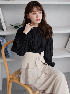 LADYMADE(レディメイド) |2WAYリボンギャザースリーブブラウス