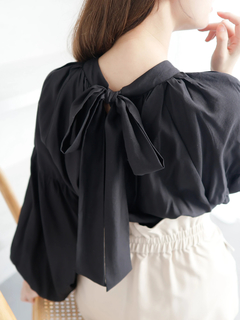 LADYMADE(レディメイド) |2WAYリボンギャザースリーブブラウス