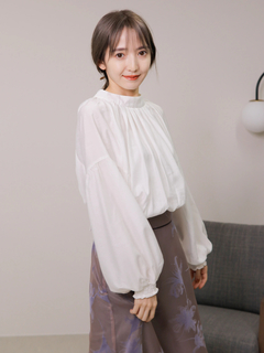 LADYMADE(レディメイド) |2WAYリボンギャザースリーブブラウス