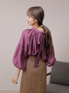 LADYMADE(レディメイド) |2WAYリボンギャザースリーブブラウス