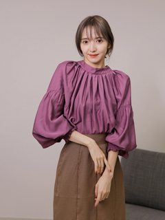 LADYMADE(レディメイド) |2WAYリボンギャザースリーブブラウス