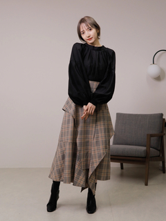 LADYMADE(レディメイド) |2WAYリボンギャザースリーブブラウス