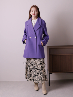 LADYMADE(レディメイド) |サイドリボンサテンティアードスカート