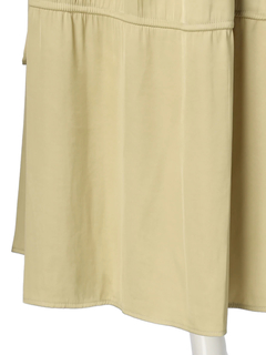 LADYMADE(レディメイド) |サイドリボンサテンティアードスカート