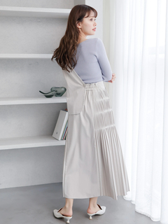 LADYMADE(レディメイド) |ベストレイヤードサイドプリーツスカート