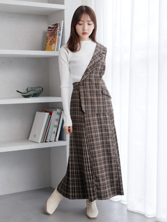 LADYMADE(レディメイド) |ベストレイヤードサイドプリーツスカート