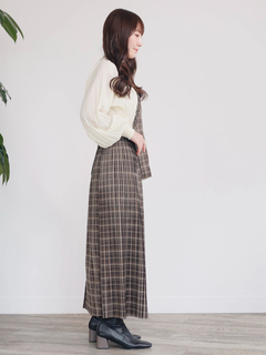 LADYMADE(レディメイド) |ベストレイヤードサイドプリーツスカート