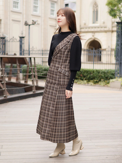 LADYMADE(レディメイド) |ベストレイヤードサイドプリーツスカート