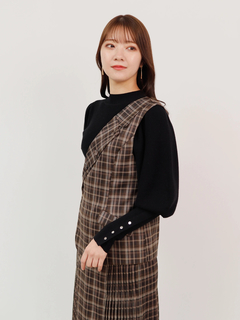 LADYMADE(レディメイド) |ベストレイヤードサイドプリーツスカート