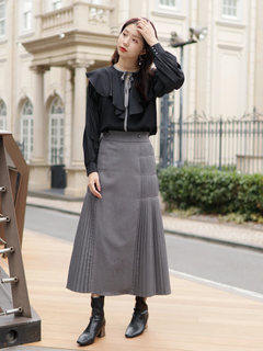 LADYMADE(レディメイド) |ベストレイヤードサイドプリーツスカート