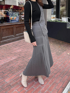 LADYMADE(レディメイド) |ベストレイヤードサイドプリーツスカート