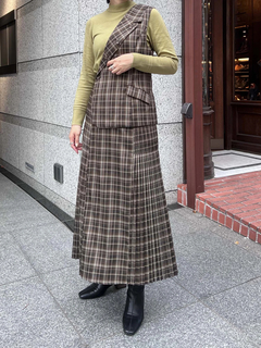 LADYMADE(レディメイド) |ベストレイヤードサイドプリーツスカート