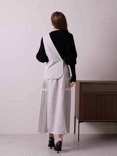 LADYMADE(レディメイド) |ベストレイヤードサイドプリーツスカート