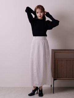 LADYMADE(レディメイド) |ベストレイヤードサイドプリーツスカート