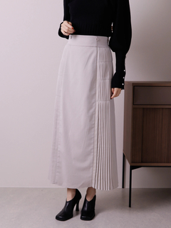 LADYMADE(レディメイド) |ベストレイヤードサイドプリーツスカート